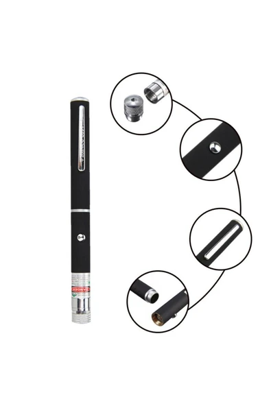 Suled 5İn1 Nasa Snake Pro Series Yeşil Lazer Pointer 300 Mw 100 Km Etkili Green Laser Pointer Güçlü - 5