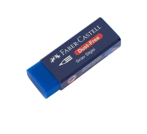 Faber-Castell Sınav Silgisi Dust Free Mavi Silgi