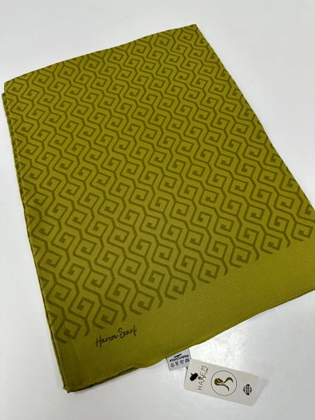 Harem Desenli Pamuk Gold Stella Şal HFW0403