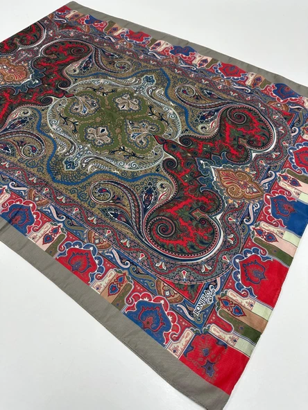 Bonjela Soft Pamuklu Şal Etro Desen LBS1706 ürün görseli