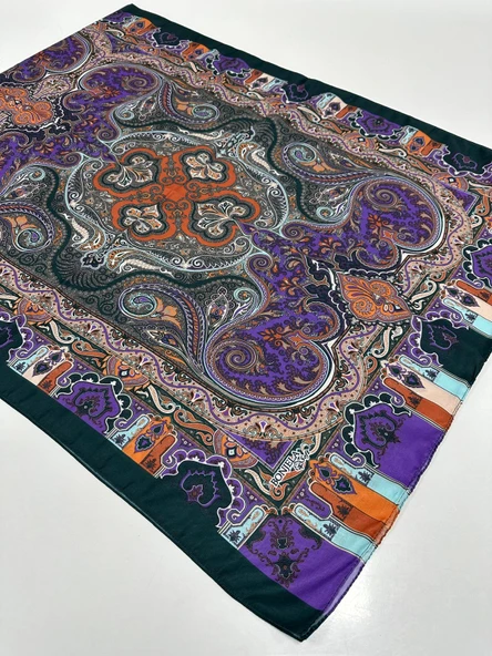 Bonjela Soft Pamuklu Şal Etro Desen LBS1705 ürün görseli