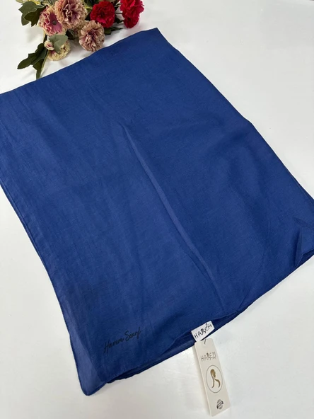 Harem Brista Koton Şal Açık Lacivert HVH0302 ürün görseli