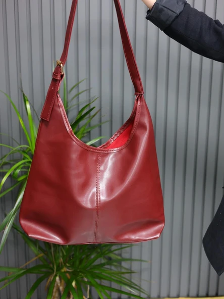 Talo Bayan Çanta Bordo T301601 - Resim 2