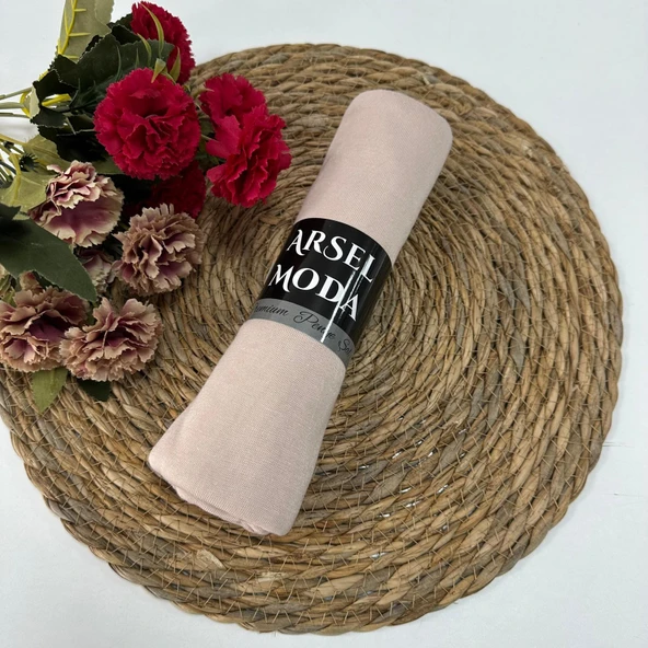 ArSel Moda Penye Şal Pudra LPSA57 ürün görseli