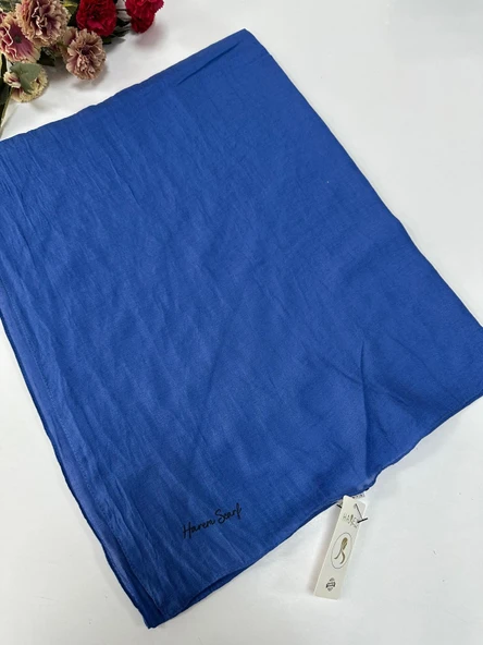 Harem Brista Koton Şal Saks Mavisi  HVH0319