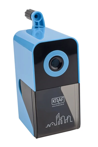 Kraf Masa Üstü Kollu Mavi Kalemtıraş (700G)