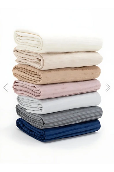 FavoriTeks Yeni Model Süngerli Çizgili Koltuk Çekyat Kanepe Örtüsü - Resim 6