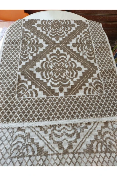 TEKSTİLCİ Tekstilci 80x200 Bukle Pamuklu Kilim - Resim 3