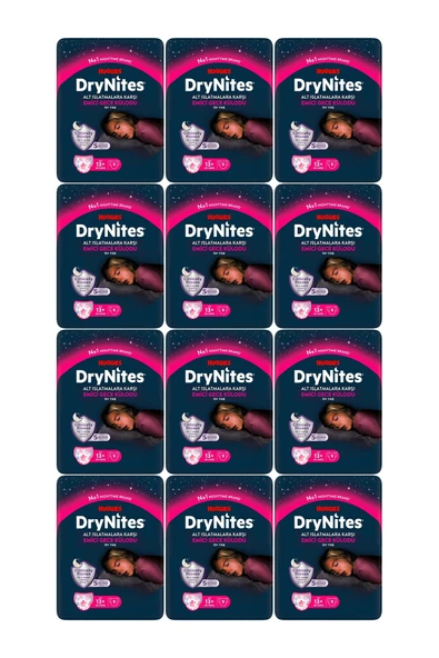 DryNites Emici Gece Külodu Kız 13+ Yaş 48-60 kg 9'lu 5 Adet Hasta Bezi - 5