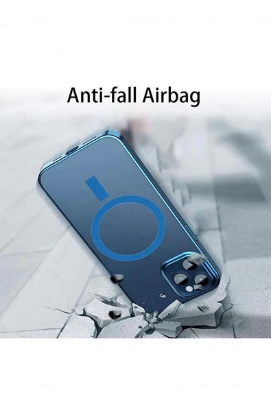 İphone 14 Pro Magsafe Uyumlu Parlak Lazer Kapak - Resim 5