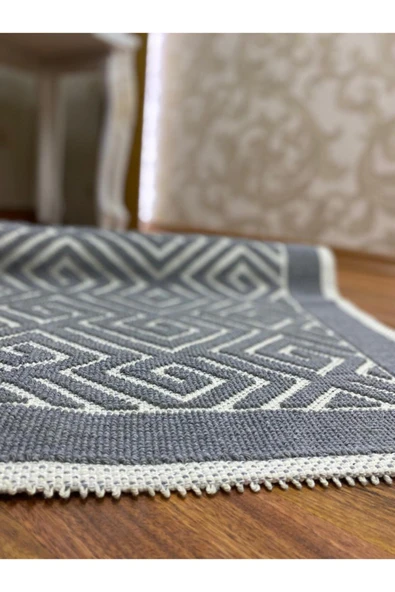 Avanos Home %100 Doğal Pamuklu Bukle Kilim 60x100 - Resim 2