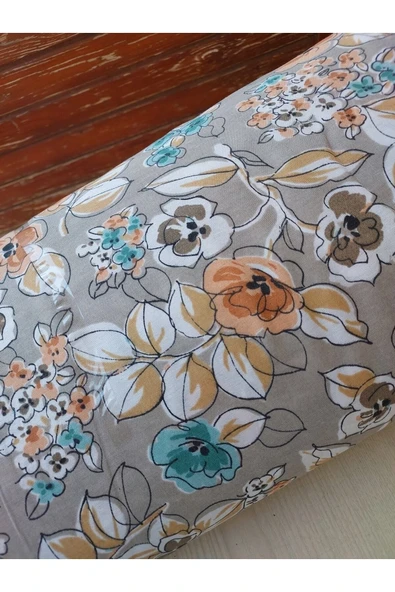 TEKSTİLCİ Metrelik Kumaş, Nevresimlik Kumaş 240 Cm Desenli Kumaş - Resim 2