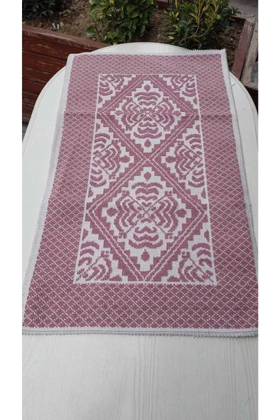 TEKSTİLCİ 60x100 Cm Naturel Pamuklu Kilim %100 Pamuklu ürün görseli