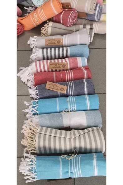 TEKSTİLCİ Peştemal 100x180cm %100 Pamuk Karışık Renk - 2
