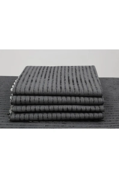 FavoriTeks Yeni Model Süngerli Çizgili Koltuk Çekyat Kanepe Örtüsü - Resim 4