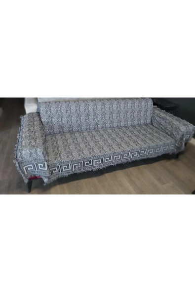 TEKSTİLCİ 300 X 180 Koltuk Örtüsü, Çekyat Örtüsü, Pamuklu Örtü, - Resim 4