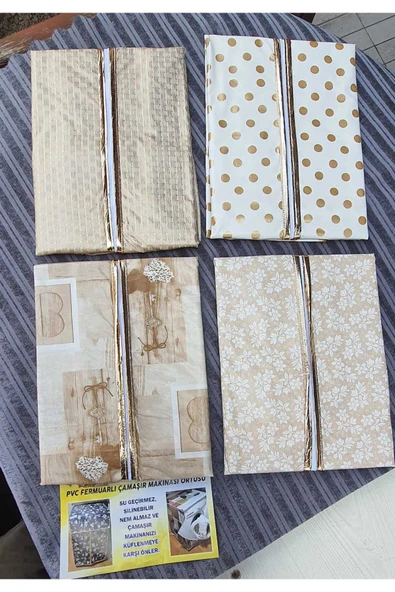 aktarteks PVC FERMUARLI ÇAMAŞIR MAKİNESİ ÖRTÜSÜ - 2
