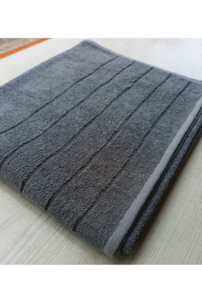 aktarteks Banyo Havlusu 90 X 150 Cm 550 gr %100 Pamuklu Havlu