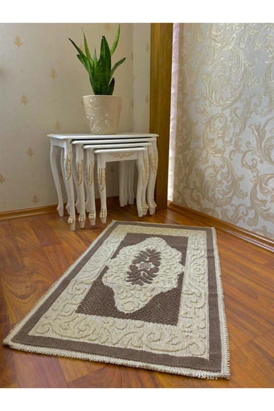 Avanos Home %100 Doğal 60*100 Pamuklu Bukle Kilim ürün görseli