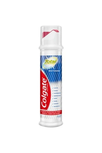 Colgate Total Advance Whitening Beyazlatma Pompalı Diş Macunu 100 Ml