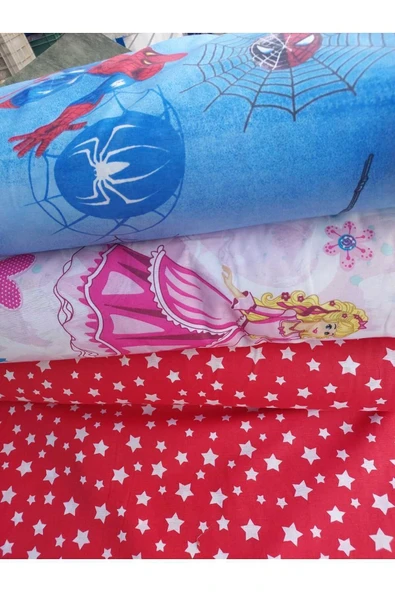 TEKSTİLCİ 2metre x 240cm Metrelik Kumaş, Nevresimlik Kumaş 240 Eninde Ranforce Kumaş 57 Tel - Resim 2