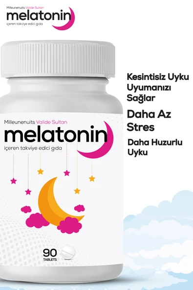Milleunenuits Valide Sultan Melatonin 90 Tablet - 3