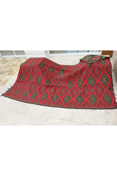 TEKSTİLCİ Rustik 7,5 M2 Retro Dokuma Kilim 225x345 Cm 8kg Aktarteks - Resim 7