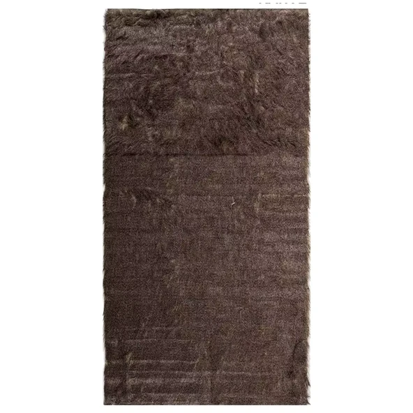 Giz Home Uzun Tüylü Post Halı (75x150)-K.Kahve