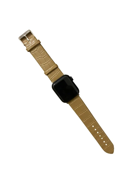 İphone Watch Deri Kopçalı Kordon (42-44-45 mm Uyumlu) - 5