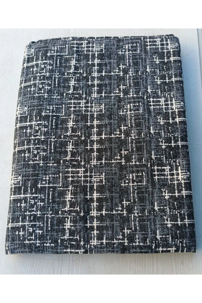 aktarteks çift taraflı katlanabilir yıkanabilir yüksek kalite pamuk salon oturma odası balkon kilim - Resim 3