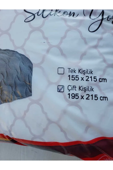 TEKSTİLCİ Silikon Yorgan Çift Kişilik Karisik Renklerde Mikro Kumas - Resim 2