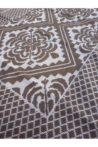 Avanos Home %100 Doğal Pamuklu Bukle Kilim 100 x 200 - Resim 3