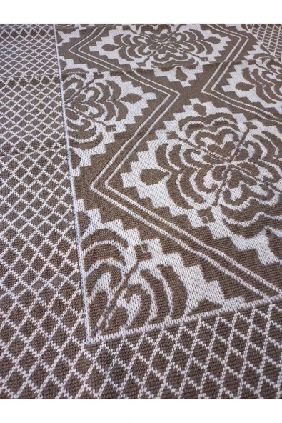 Avanos Home %100 Doğal Pamuklu Bukle Kilim 100 x 200 - Resim 2