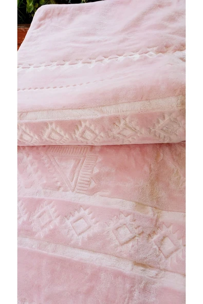 TEKSTİLCİ Tekstilci Özdilek Çift Kişilik Embos Battaniye 3,5 Kg Outlet Kül Rengi - 3