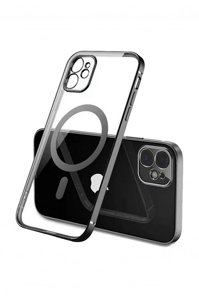 İphone 11 Pro Max Parlak Magsafe Lazer Kapak-Kılıf - Resim 2