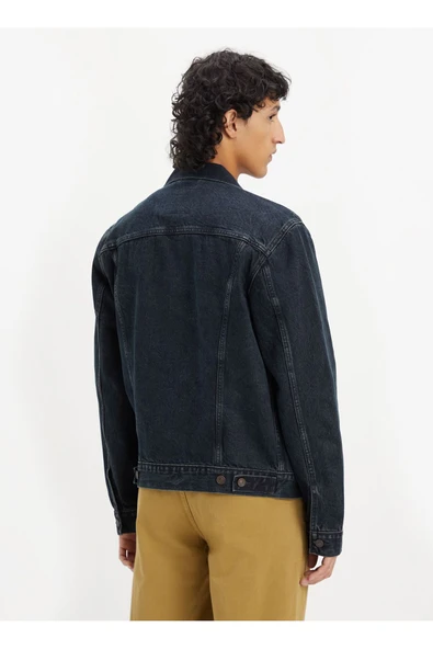 Levis Mavi Denim Ceket 72334-0678_THE TRUCKER JACKET BLUE - 3
