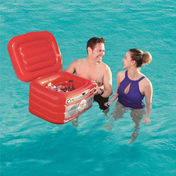 Bestway Retromusic Portatif Şişme Buzdolabı 31 Litre - 7