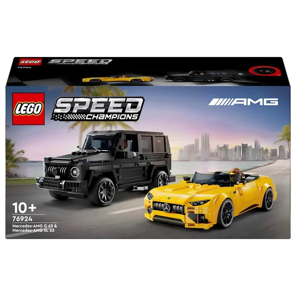 LEGO Speed Champions Mercedes-AMG G 63 ve Mercedes-AMG SL 63 76924 - Resim 8
