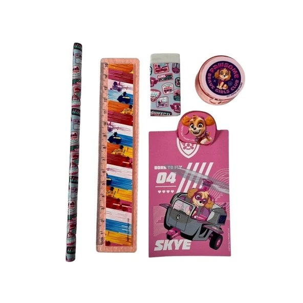 Paw Patrol Metal Kalemlikli 7 Parça Kırtasiye Seti - 2