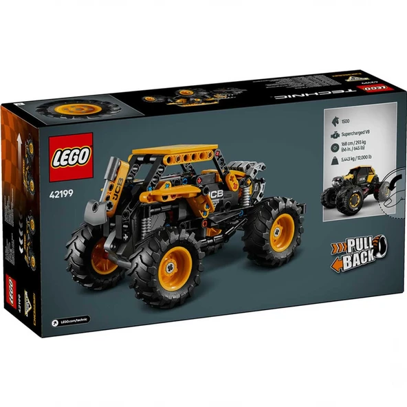 LEGO Technic Monster Jam DIGatron Çek-Bırak 42199 - Resim 5