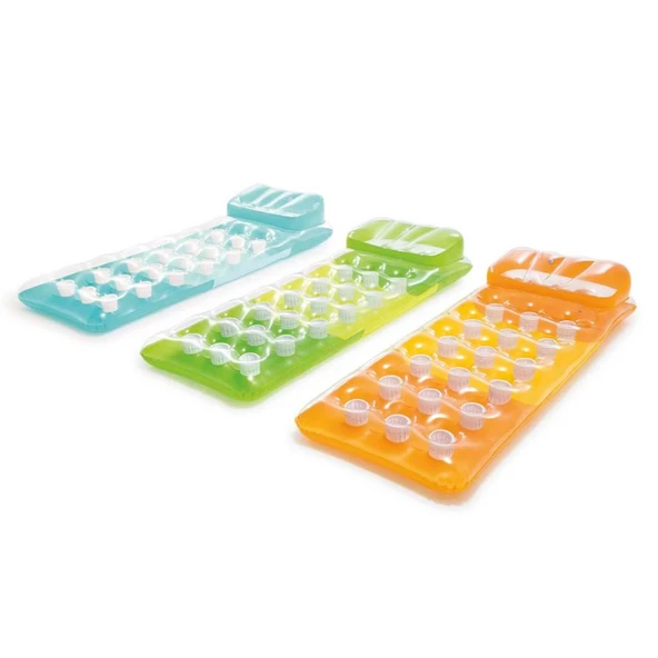 Intex Renkli Bardaklı Yatak 188 x 71 cm - Resim 4