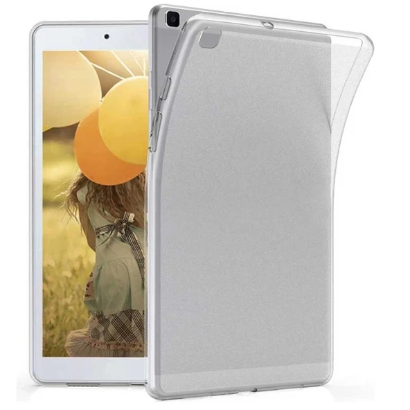 Samsung Galaxy Tab A7 Lite SM T220 T225 Uyumlu Şeffaf Silikon Tablet Kılıfı - Resim 3