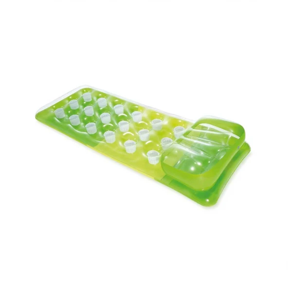 Intex Renkli Bardaklı Yatak 188 x 71 cm - Resim 2