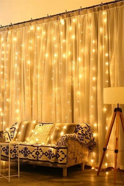 2x2 Metre 320 Led 8 Fonskiyonlu Dekoratif Led Günışığı Perde