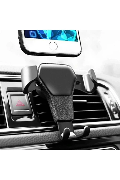 Araç İçi Klima Izgarasına Takılabilen Plastik Oto Telefon Tutucu Gravity (5047)