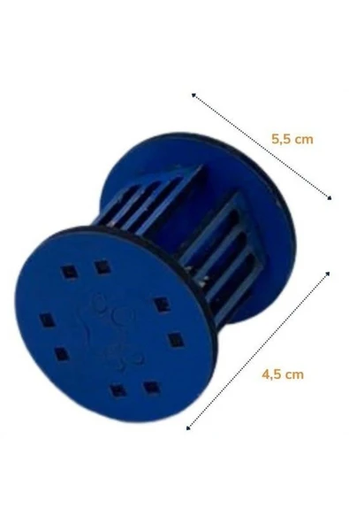 Mini Silindir Eğlenceli Renkli Sağlam Küçük Pati İzi Şekilli Kedi Oyuncağı - 3