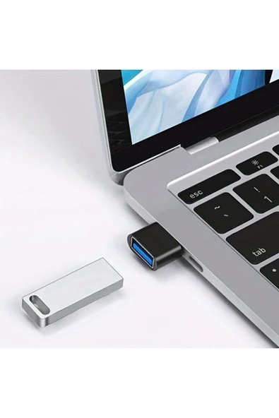 1 Adet Usb to C Adaptor Dişi Çevirici Dönüştürücü Adaptör - 2
