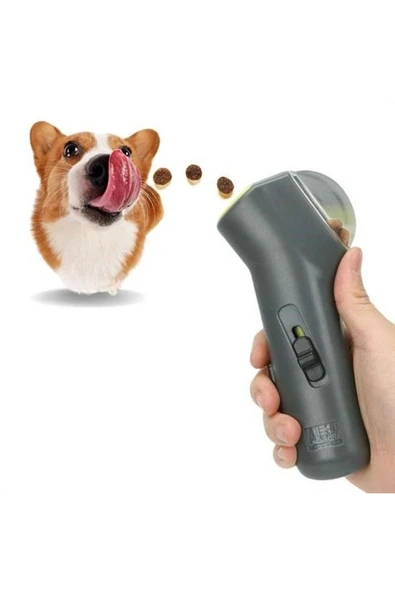 Kedi ve Köpekler İçin Hazneli Mama Fırlatma Oyuncağı Yem Atıcı Aparat