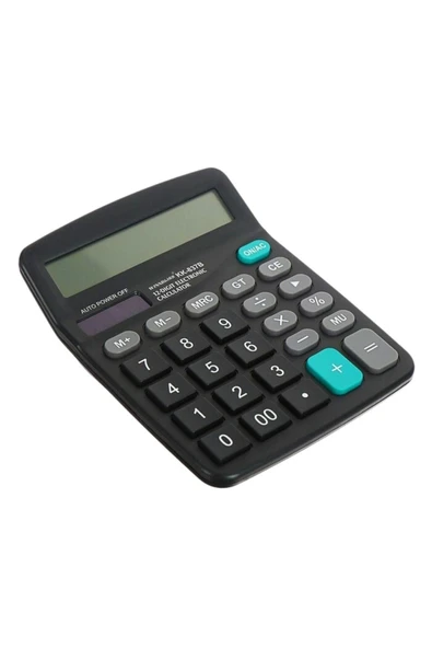 Standart Fonksiyonlu 12 Haneli Geniş LCD Ekran,Pill Masaüstü Hesap Makinesi - 2