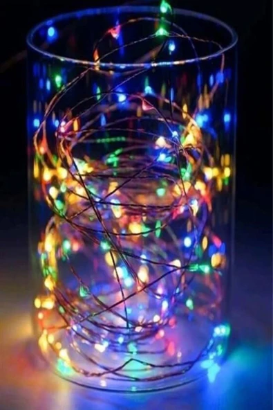 Pilli Dekoratif Peri Led Işık 3 Metre (RGB) Gaming Aydınlatma